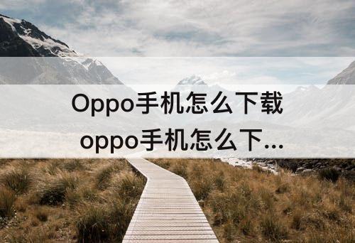 Oppo手机怎么下载 oppo手机怎么下载本地铃声