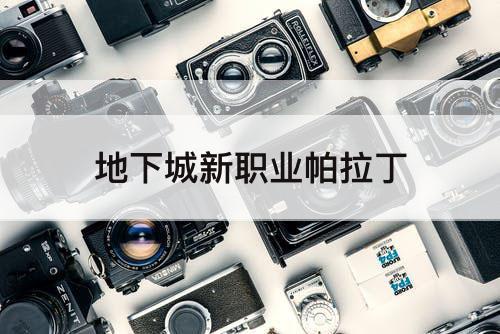 地下城新职业帕拉丁