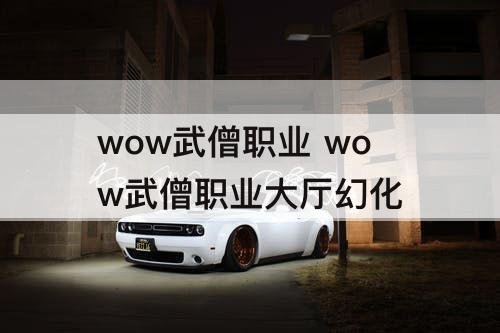 wow武僧职业 wow武僧职业大厅幻化
