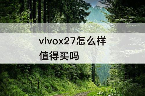 vivox27怎么样值得买吗