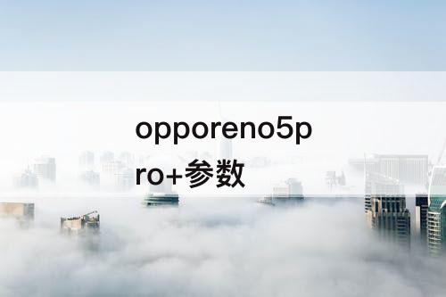 opporeno5pro+参数