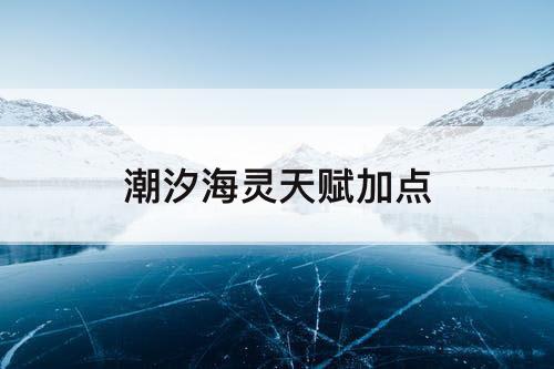 潮汐海灵天赋加点