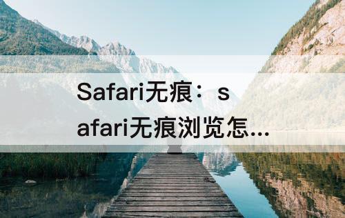 Safari无痕：safari无痕浏览怎么找到浏览记录