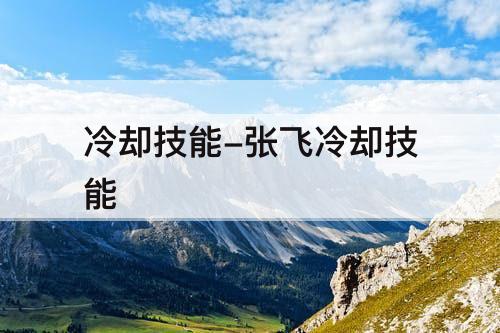 冷却技能-张飞冷却技能