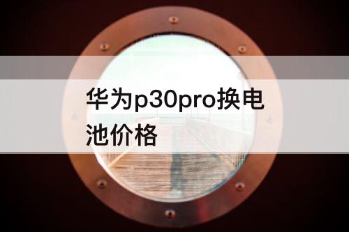 华为p30pro换电池价格