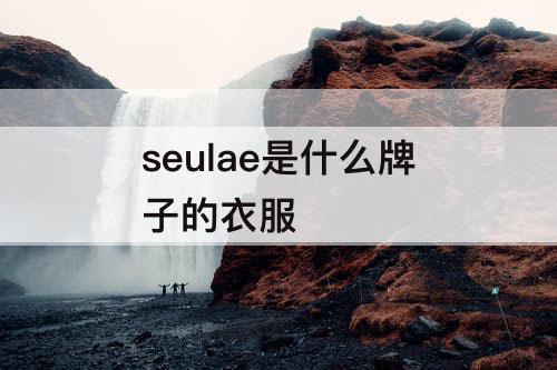 seulae是什么牌子的衣服