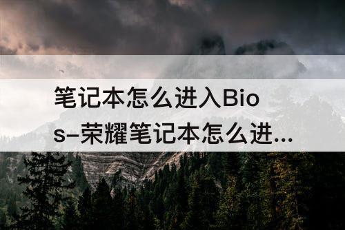 笔记本怎么进入Bios-荣耀笔记本怎么进入bios