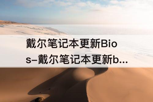 戴尔笔记本更新Bios-戴尔笔记本更新bios无法开机