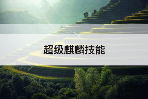 超级麒麟技能