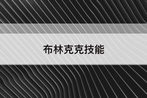 布林克克技能