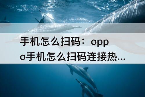 手机怎么扫码：oppo手机怎么扫码连接热点