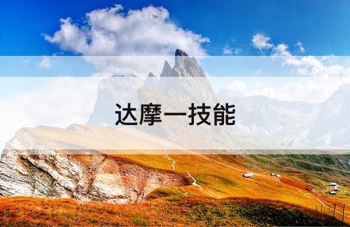 达摩一技能