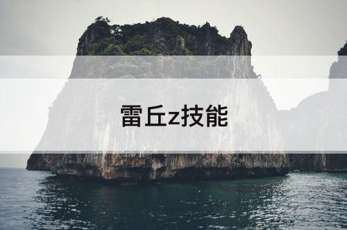雷丘z技能
