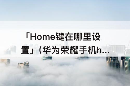 「Home键在哪里设置」(华为荣耀手机home键在哪里设置)