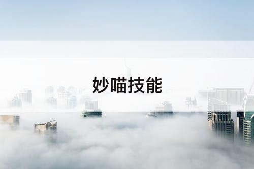 妙喵技能