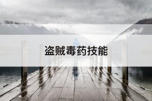 盗贼毒药技能