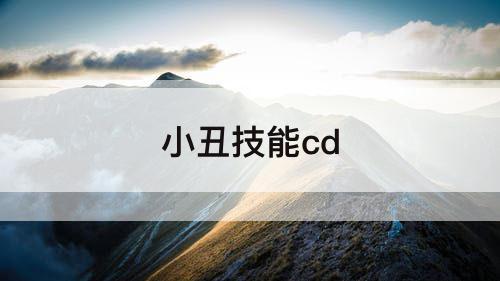 小丑技能cd
