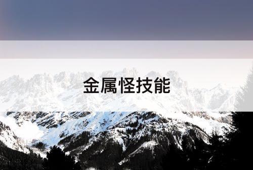 金属怪技能