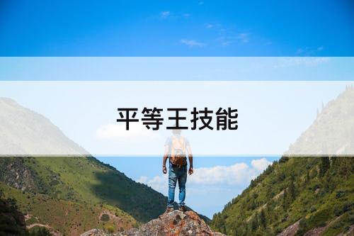 平等王技能