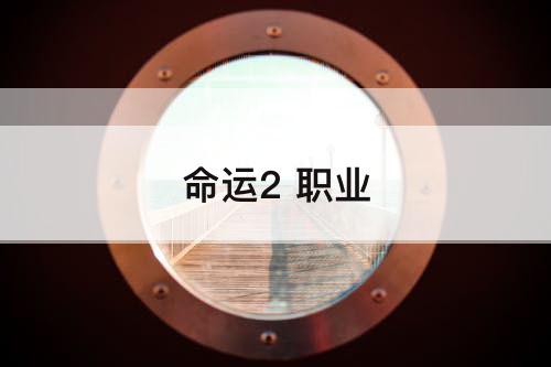 命运2 职业