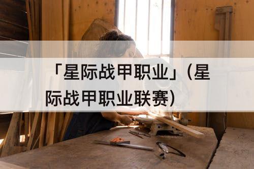 「星际战甲职业」(星际战甲职业联赛)