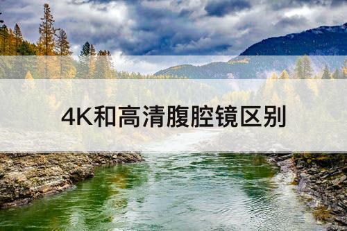 4K和高清腹腔镜区别