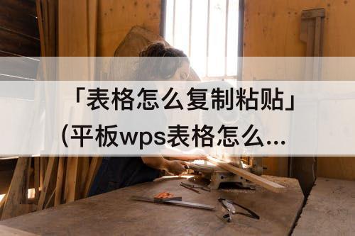 「表格怎么复制粘贴」(平板wps表格怎么复制粘贴)