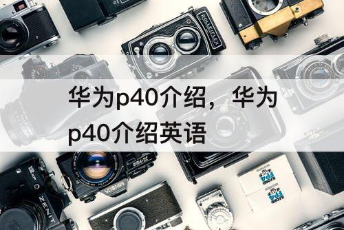 华为p40介绍，华为p40介绍英语