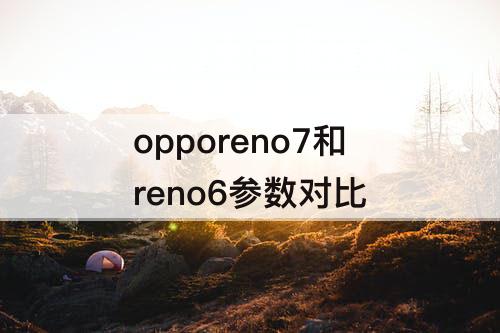 opporeno7和reno6参数对比