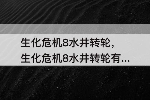 生化危机8水井转轮，生化危机8水井转轮有什么用