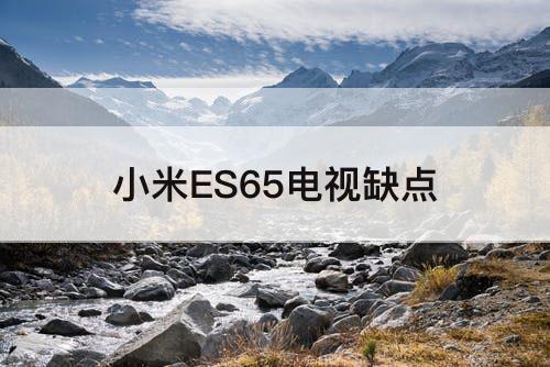 小米ES65电视缺点