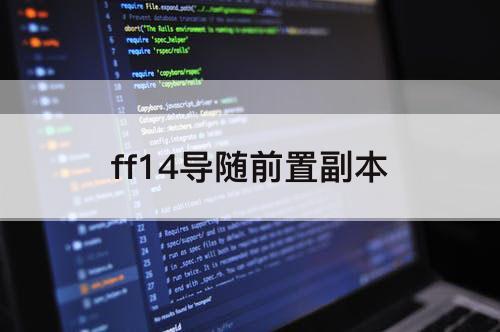 ff14导随前置副本